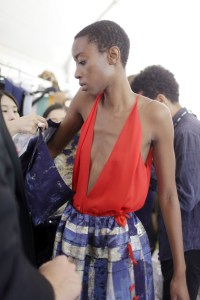 Backstage at Paule Ka RTW Spring 2017