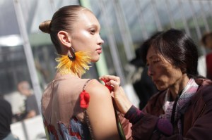Backstage at Paule Ka RTW Spring 2017