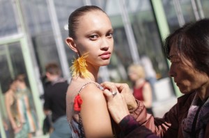 Backstage at Paule Ka RTW Spring 2017