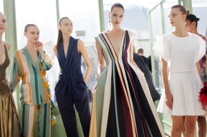 Backstage at Paule Ka RTW Spring 2017