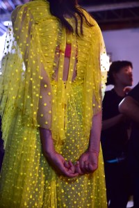 Backstage at Rochas RTW Spring 2017