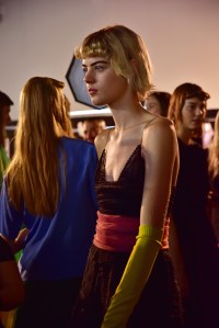 Backstage at Rochas RTW Spring 2017