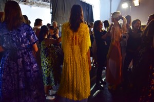 Backstage at Rochas RTW Spring 2017