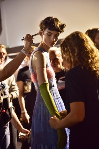 Backstage at Rochas RTW Spring 2017