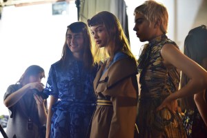 Backstage at Rochas RTW Spring 2017