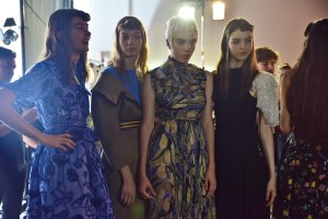 Backstage at Rochas RTW Spring 2017