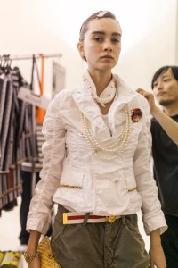 Backstage at Undercover RTW Spring 2017