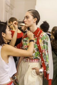 Backstage at Undercover RTW Spring 2017
