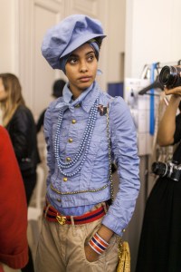 Backstage at Undercover RTW Spring 2017