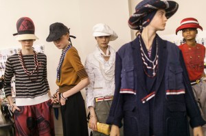 Backstage at Undercover RTW Spring 2017