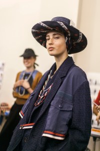 Backstage at Undercover RTW Spring 2017