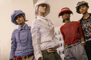 Backstage at Undercover RTW Spring 2017