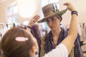 Backstage at Undercover RTW Spring 2017