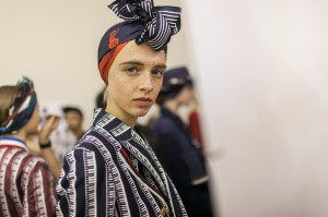 Backstage at Undercover RTW Spring 2017