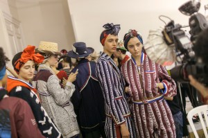 Backstage at Undercover RTW Spring 2017
