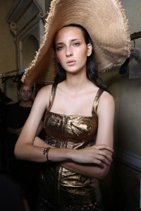 Backstage at Blumarine Spring 2017