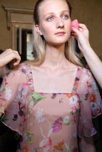 Backstage at Blumarine Spring 2017