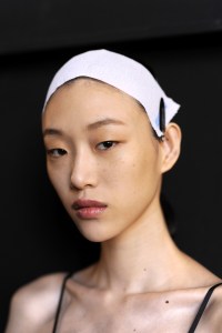Backstage at Boss RTW Spring 2017