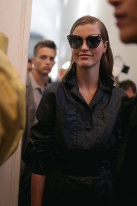 Backstage at Bottega Veneta Spring 2017