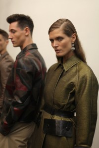 Backstage at Bottega Veneta Spring 2017