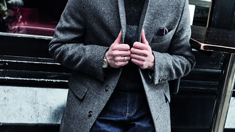 A look from the Brooks Brothers Red Fleece collection.