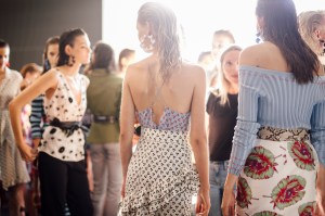Backstage at Altuzarra RTW Spring 2017
