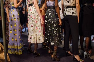 Backstage at Altuzarra RTW Spring 2017