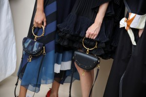 Backstage at Chloé RTW Spring 2017