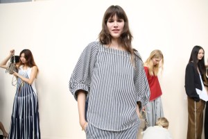 Backstage at Chloé RTW Spring 2017