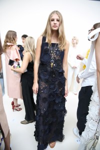Backstage at Chloé RTW Spring 2017