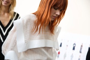 Backstage at Chloé RTW Spring 2017