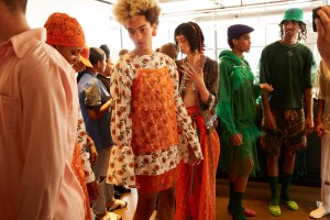 Backstage at Gypsy Sport RTW Spring 2017