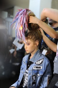 Backstage at Marc Jacobs RTW Spring 2017