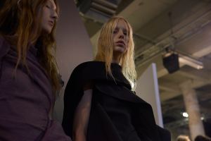 Backstage at Rick Owens RTW Spring 2017