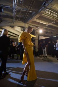 Backstage at Rick Owens RTW Spring 2017
