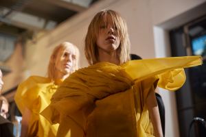 Backstage at Rick Owens RTW Spring 2017