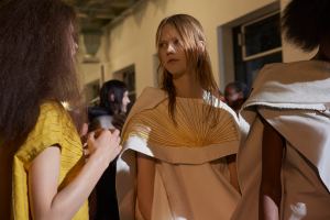 Backstage at Rick Owens RTW Spring 2017