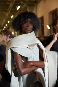 Backstage at Rick Owens RTW Spring 2017