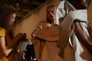 Backstage at Rick Owens RTW Spring 2017