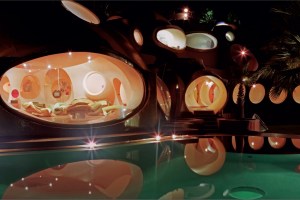 A view of Pierre Cardin's Bubble Palace.