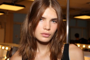 Backstage at Burberry September 2016