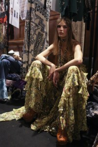 Backstage at Roberto Cavalli Spring 2017