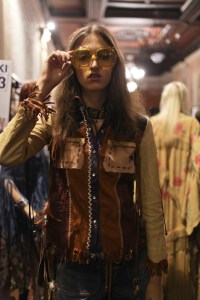 Backstage at Roberto Cavalli Spring 2017