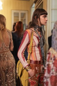 Backstage at Roberto Cavalli Spring 2017