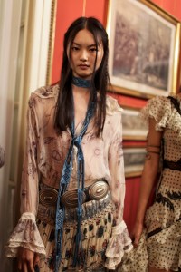 Backstage at Roberto Cavalli Spring 2017