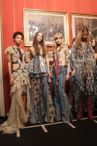 Backstage at Roberto Cavalli Spring 2017