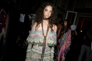 Backstage at Roberto Cavalli Spring 2017