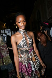 Backstage at Roberto Cavalli Spring 2017