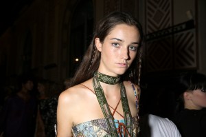 Backstage at Roberto Cavalli Spring 2017