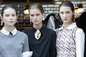 Backstage at CG RTW Spring 2017